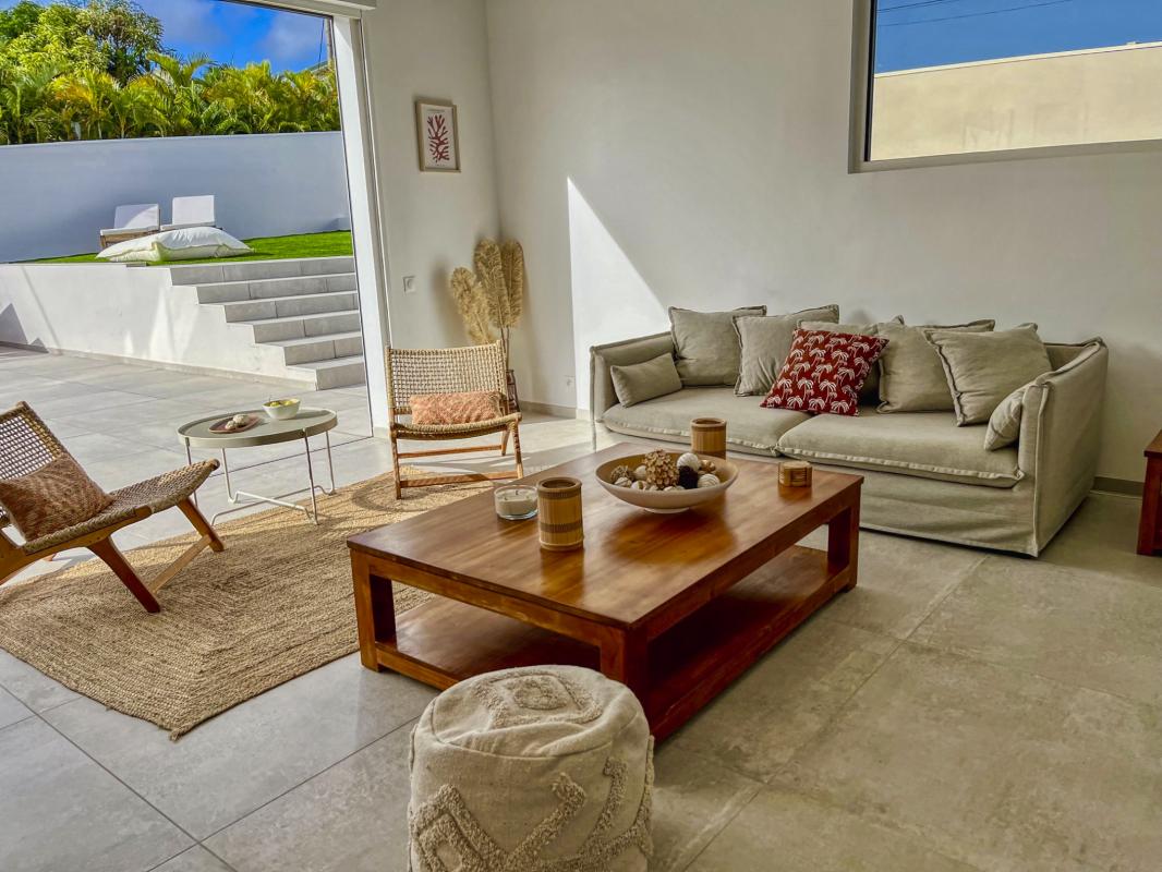 8. Location villa piscine roof top vue mer Saint François Guadeloupe-RDC
